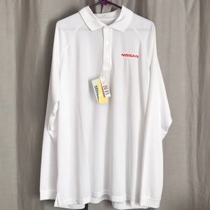 NWT Nissan Long Sleeve Polo Shirt